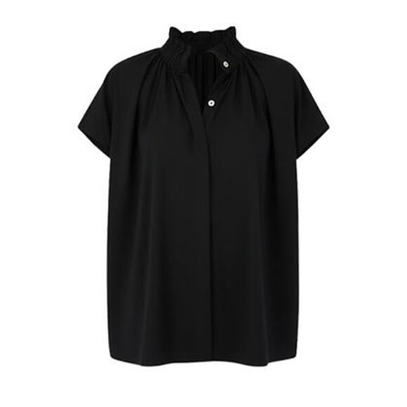 POMANDER PLACE Black Rae Blouse Size L NWT Retail $98 Tuckernuck - Picture 9 of 9